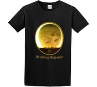 Man's Round Neck Breaking Benjamin Dark Before Dawn Sports T-Shirt Black Manches Courtes(Large)