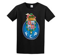 Man's Round Neck Futebol Clube Do Porto Sports T-Shirt Black S