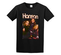 Man's Round Neck Hanson Band Sports T-Shirt Black M