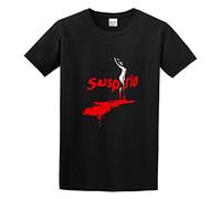 Man's Round Neck Lohuioi Dario Argento Suspiria Sports T-Shirt Black XL