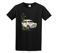 Man's Round Neck Mini Austin Cooper Car Qualitys Printing Austin Sports T-Shirt Black XXL