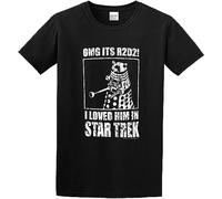 Man's Round Neck OMG It's R2D2! Sports T-Shirt Black T-Shirts à Manches Courtes(Large)