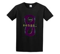 Man's Round Neck Sense8 First Season Sports T-Shirt Black XXL