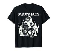 Man's Ruin Pin Up Diable Femme Tatouage Traditionnel Crâne Flash T-Shirt