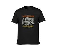 Man's T-Shirt David Lee Roth Vintage Reprint Eat Em and Smile Concert S-3XL Black Black XXL