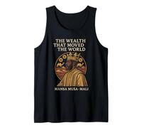 Mansa Musa Mali Empire Roi Histoire Africaine Cadeau Or Débardeur