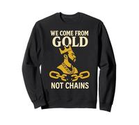 Mansa Musa Mali Empire Roi Histoire Africaine Cadeau Or Sweatshirt