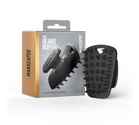 MANSCAPED® The Beard Buffer Brosse de nettoyage en silicone souple pour homme, outil de toilettage exfoliant et de massage avec poils en silicone doux pour un nettoyage en profondeur, 1 paquet