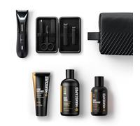 MANSCAPED® The Premier Package 5.0 ULTRA, avec tondeuse à poils corporels The Lawn Mower® 5.0 ULTRA, Shears 3.0, déodorant à bille Crop Preserver®, nettoyant pour le corps, Crop Soother™, Shed 2.0