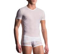 Manstore 2-06192 - Hysterie - V-shirt - Homme - Blanc - Taille XL