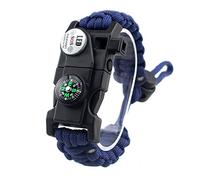 MansWill Bracelet de Survie Réglable, 7-Coeur Paracord Survival Wristband de Sport