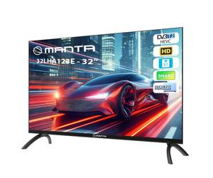 Manta 32LHA123E TV 81,3 cm (32 ) HD Smart TV Wifi Noir 180 cd/m²