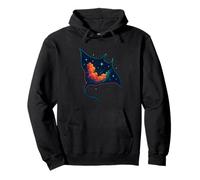 Manta Ray Coloré Nuages Étoiles Galaxie Garçons Filles Enfants Sweat à Capuche