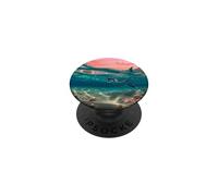 Manta Ray Ocean Accessoires de téléphone Tropical Sea Art PopSockets PopGrip Adhésif