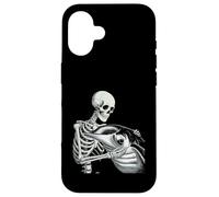Manta Ray Squelette Mantaray Halloween Coque pour iPhone 16