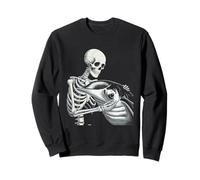 Manta Ray Squelette Mantaray Halloween Sweatshirt