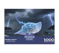 Manta Ray1000 Pièces Puzzlefaune Sauvage Assorties, pour Adultes Et Enfants À Partir De 12 Ans Jeu D'Intelligence Difficile EtStimulant Paysagedes QuatreSaisons 38x26cm/1000pcs