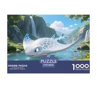 Manta Ray1000 Pièces Puzzlefaune Sauvage pour Adultes De Jeu pour Adultes Difficile EtStimulant Paysagedes QuatreSaisons 38x26cm/1000pcs