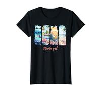 Mantas Océan Aquarelle Animal Manta T-Shirt