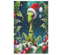 Mante Religieuse de Noël Puzzles Adulte - Puzzle en Bois 1000 Pièces - Challenge - Adultes Et Enfants Dès 12 Ans 78×53cm