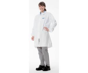 Manteau 3M 4440, blanc, taille M, particulièrement respirant, très léger, avec fermeture éclair, poignets tricotés x50 morceau
