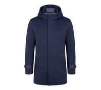 Manteau à capuche homme - Ombre Eximio - COLC-0144 - zippé - coupe regular - Bleu marine S