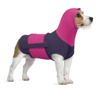 Manteau Anti-Anxiété pour Chien, Snood Chien Gilet Relaxant Gilet Anti Stress pour Le Tonnerre, Les Feux d'artifice(Violet, XS)