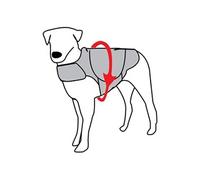 Thundershirt Gilet Relaxant pour Chiens. Rassure Lors de Situations stressantes. Méthode Douce et Naturelle. Existe en 5 Tailles. Gris.