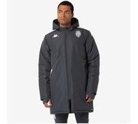 Manteau Arminzip Pro 8 AS Monaco 24/25 pour Homme - Gris foncé, blanc M