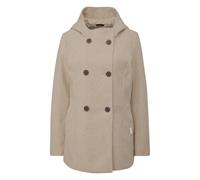 Manteau aspect en laine femme QS Beige S