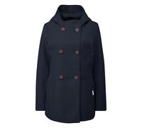 Manteau aspect en laine femme QS Bleu S