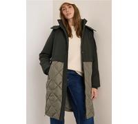 Manteau avec mélange de structures