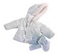 Manteau blanc bottes Gotz poupée 45-50cm Blanc G