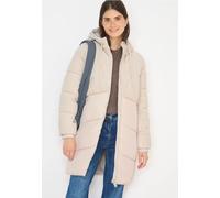 Manteau bouffant avec mélange de velours côtelé