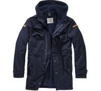 Manteau - BRANDIT - Parka BW Flag - Couleur marine - 100% Polyester - Taille standard L