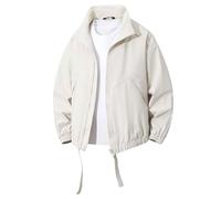 Manteau Britannique élégant pour Homme en Format Conception Tendance pour la Saison Automne Hiver Veste décontractée Confortable avec Style Classique Intemporel (Khaki, M)