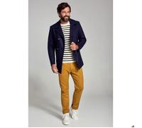 Armor Lux Homme Caban "Cap Sizun" Homme Manteau, Bleu (300 Navire), X-Small (Taille fabricant: 40) EU