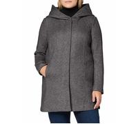 Manteau - Caban - Pardessus Only Carmakoma - 15191768 - Femme - Gris foncé mélangé - Fermeture éclair XL