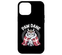 Manteau Chat Viking Danois en Fourrure - Paw Dane Nordic Heritage Coque pour iPhone 12 Pro Max