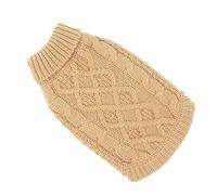 Manteau chaud en tricot torsadé pour chien, pull chaud à col roulé pour petit à grand, vêtements de tous les jours