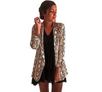 Manteau Chaud Femme Serpent Hoodies Kawaii Sweat-Shirt Imprimé Hoodies Slim Tops De Sport Modern Et Casual Pas Cher (Kaki, L(EU=38))