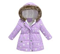 Manteau chaud multicolore pour filles et enfants de style européen avec col chapeau, manteau rembourré en coton épais, doudoune pour filles, taille 8 (I, 13-14 ans)