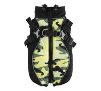 Manteau chaud pour chien - Gilet double couche pour chien | 4 pattes couvertes coupe-vent, imperméable et réfléchissant, pour chiens de petite, moyenne et grande taille, olive, taille 3XL, manteau