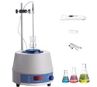 Manteau chauffant électrique, agitateur magnétique avec thermostat continu, température réglable, adapté à une utilisation en laboratoire et en recherche(2000ml)