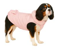 Manteau Chien - Guzzi Rose - A:35cm - Polyester - Lavable à 30°C - Doublure Polaire Douce - Résistant à l’Eau - avec nœud décoratif - Flamingo