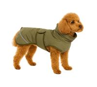 Manteau Chien - Hiver - Flamingo Cujo Vert - 30cm - Polyester - déperlant - Bandes réfléchissantes - Couche isothermique