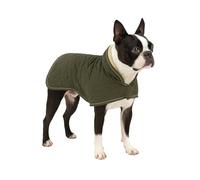 Flamingo Manteau d'hiver pour Chiens Ushi Kaki - Taille 40cm (A: 40 cm, B: 42-45 cm, C: 50-54,5 cm) - Idéal pour Shih Tzu, Maltese, Jack Russell & Bulldog Français