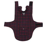 Manteau Chien Imperméable Chaud, Vêtement Hiver avec Ouverture Laisse, Taille Ajustable, Plaid - Confort Thermique et Facilité d’Usage, Parfait pour Chiens Petits à Grands (L)