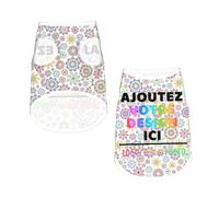 Manteau Chien Personnalisable avec Photo Nom Manteau pour Chien Personnalisée Choisissez Image et Texte Vetement Chihuahua Personnalisé Cadeau Anniversaires pour Petits Chiens, Chiens Moyens, Chats