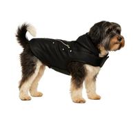 Manteau Chien - Sergio Noir - A:35cm B:34-38cm C:50-54cm - Similicuir - Lavable à 30°C - Imperméable - Flamingo